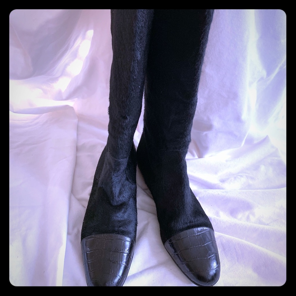 Italian Calf Hair Boots Sz 9